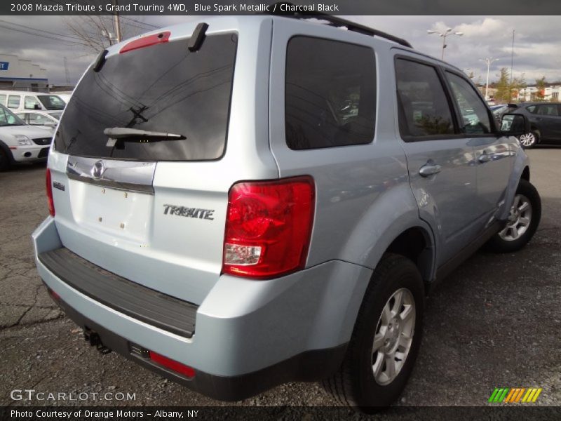 Blue Spark Metallic / Charcoal Black 2008 Mazda Tribute s Grand Touring 4WD