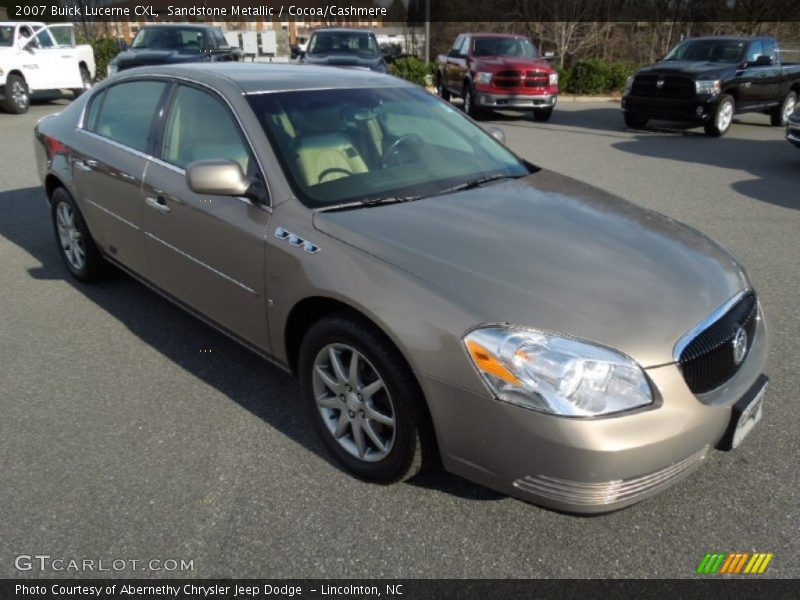 Sandstone Metallic / Cocoa/Cashmere 2007 Buick Lucerne CXL