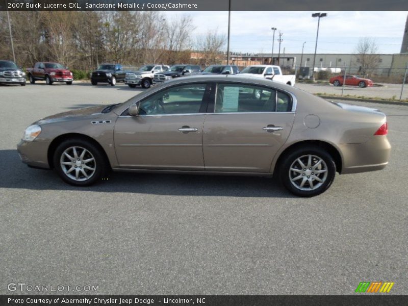Sandstone Metallic / Cocoa/Cashmere 2007 Buick Lucerne CXL