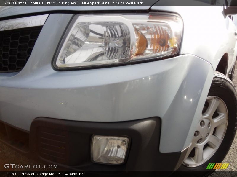 Blue Spark Metallic / Charcoal Black 2008 Mazda Tribute s Grand Touring 4WD