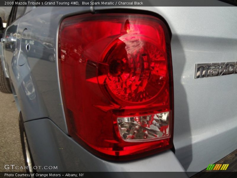 Blue Spark Metallic / Charcoal Black 2008 Mazda Tribute s Grand Touring 4WD