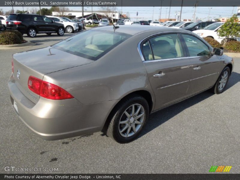 Sandstone Metallic / Cocoa/Cashmere 2007 Buick Lucerne CXL
