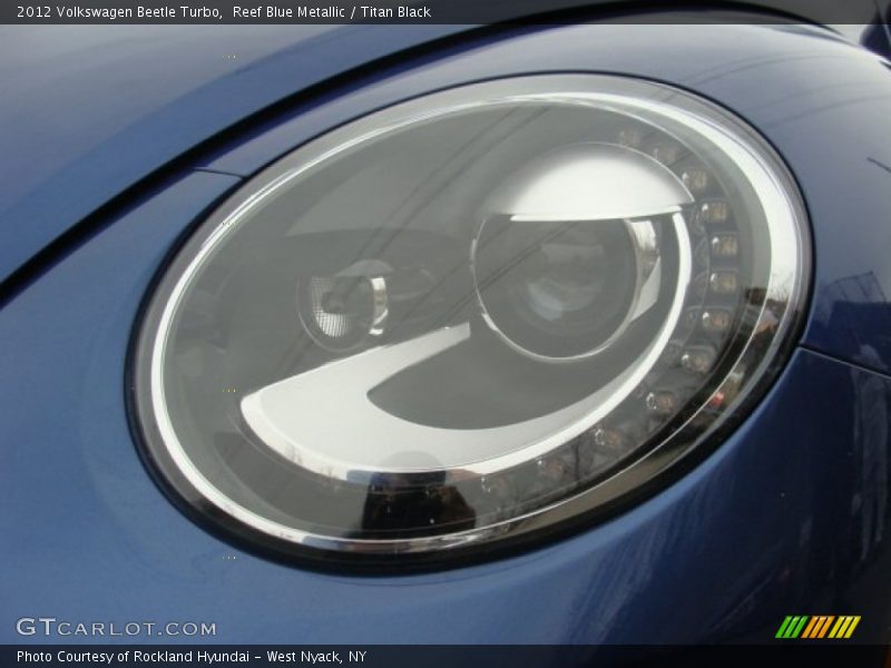 Reef Blue Metallic / Titan Black 2012 Volkswagen Beetle Turbo