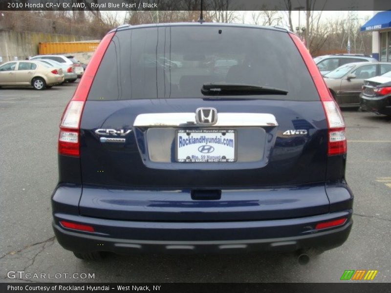 Royal Blue Pearl / Black 2010 Honda CR-V EX AWD