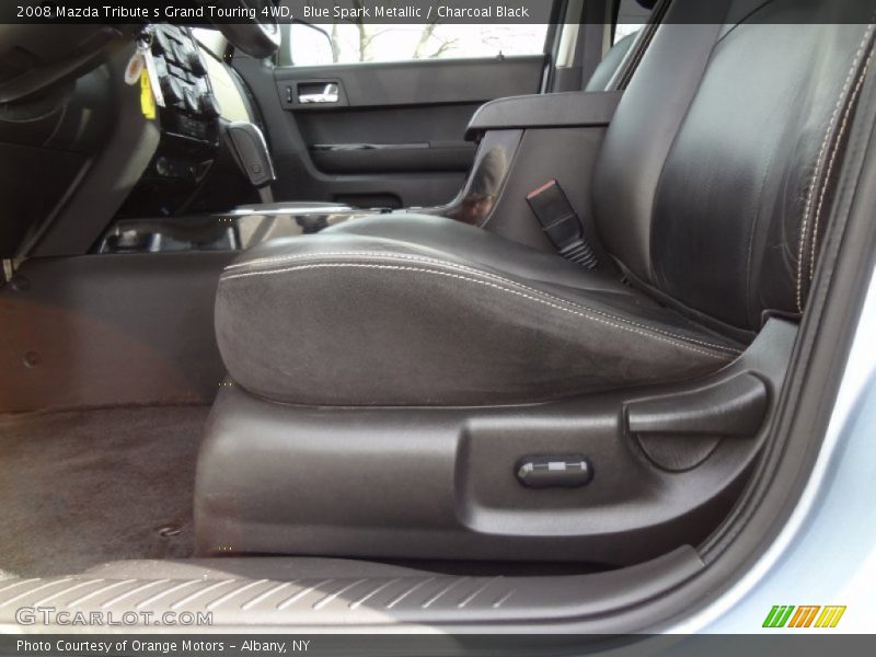 Blue Spark Metallic / Charcoal Black 2008 Mazda Tribute s Grand Touring 4WD
