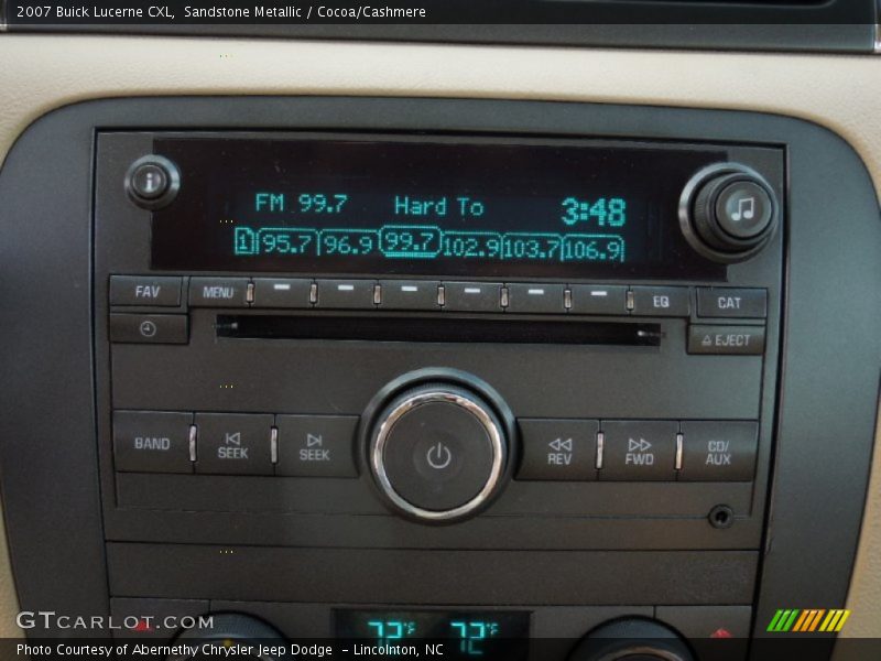 Sandstone Metallic / Cocoa/Cashmere 2007 Buick Lucerne CXL