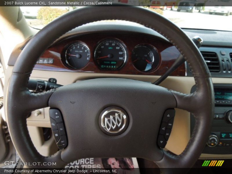 Sandstone Metallic / Cocoa/Cashmere 2007 Buick Lucerne CXL