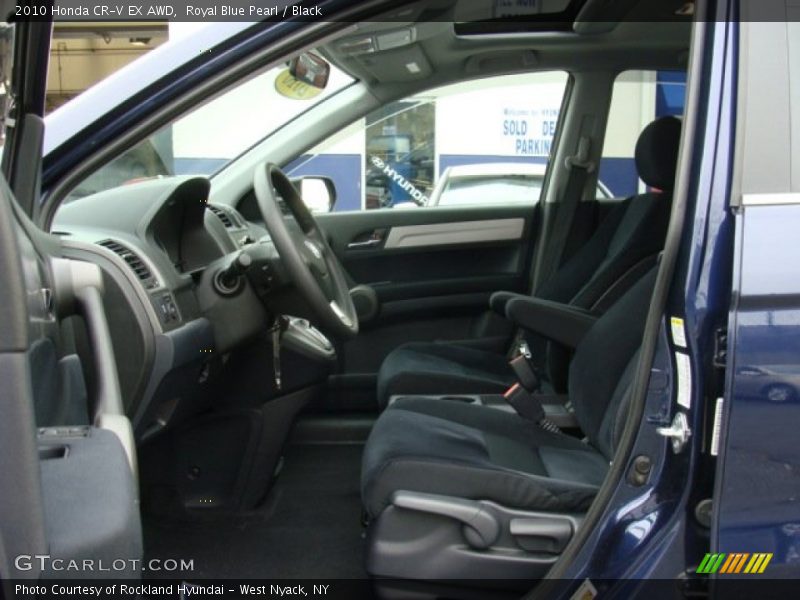 Royal Blue Pearl / Black 2010 Honda CR-V EX AWD