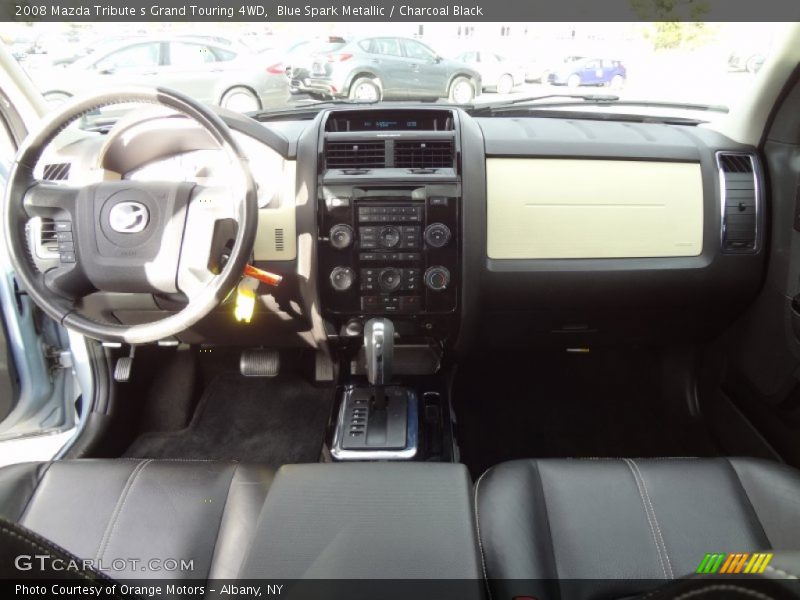 Blue Spark Metallic / Charcoal Black 2008 Mazda Tribute s Grand Touring 4WD