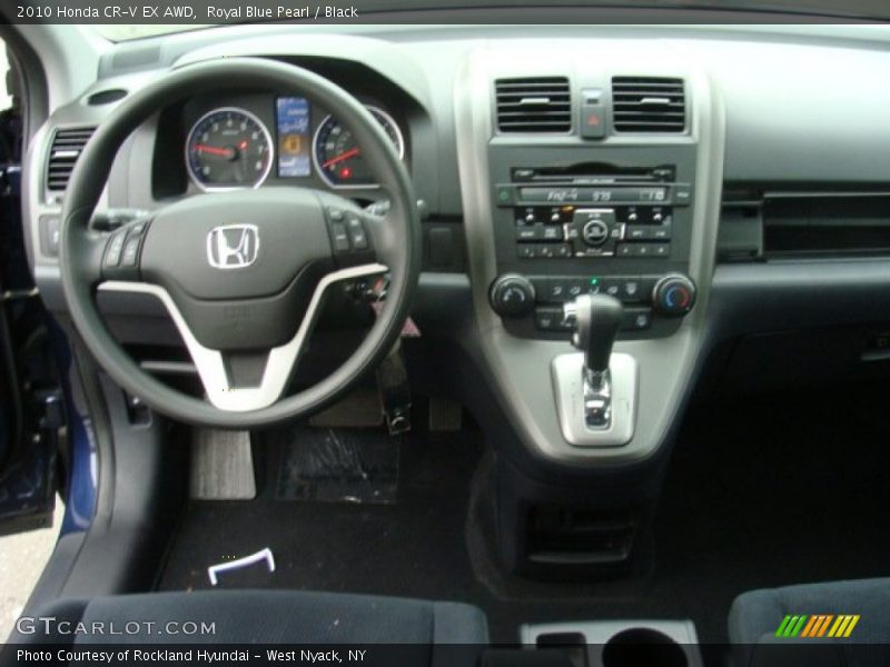 Royal Blue Pearl / Black 2010 Honda CR-V EX AWD