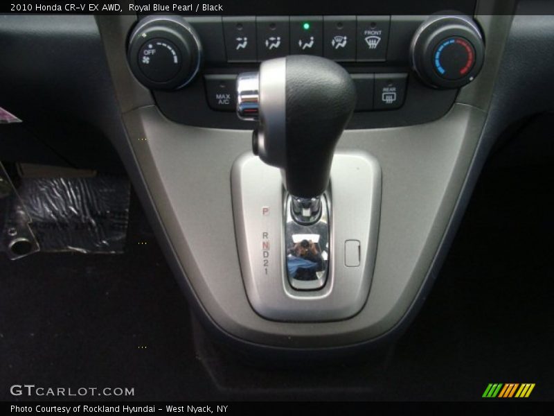Royal Blue Pearl / Black 2010 Honda CR-V EX AWD
