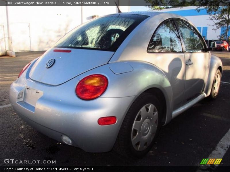 Silver Metallic / Black 2000 Volkswagen New Beetle GL Coupe