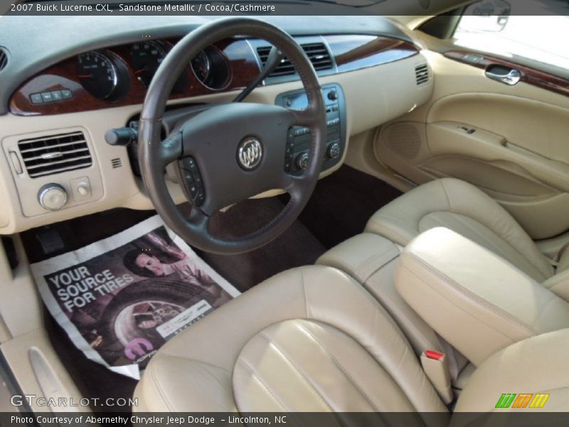 Sandstone Metallic / Cocoa/Cashmere 2007 Buick Lucerne CXL