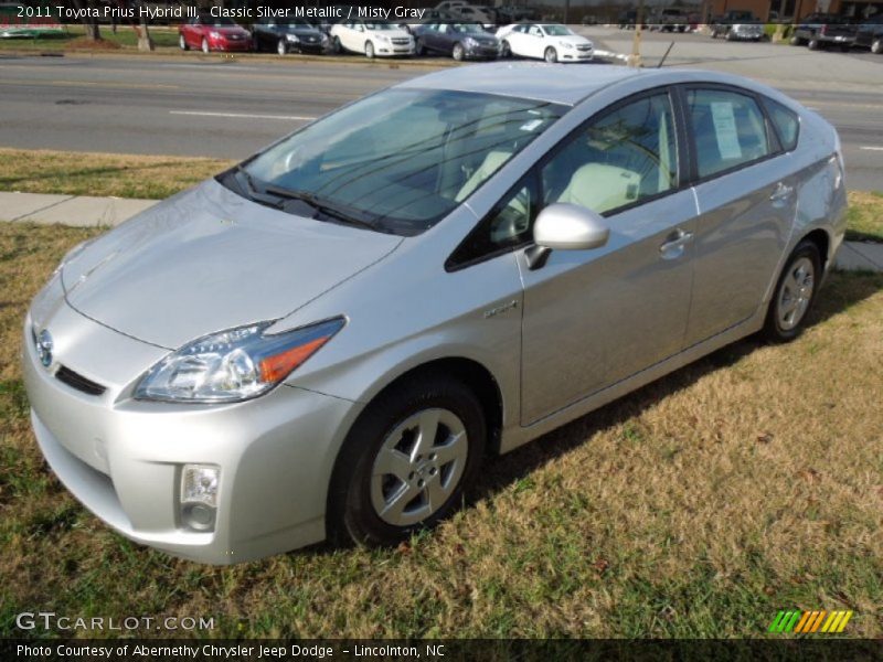 Classic Silver Metallic / Misty Gray 2011 Toyota Prius Hybrid III