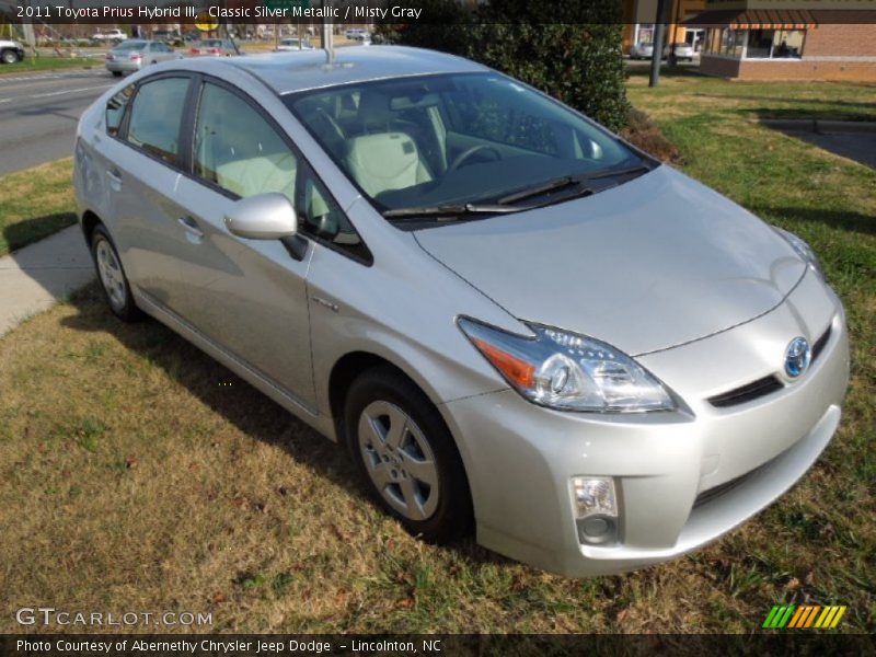 Classic Silver Metallic / Misty Gray 2011 Toyota Prius Hybrid III