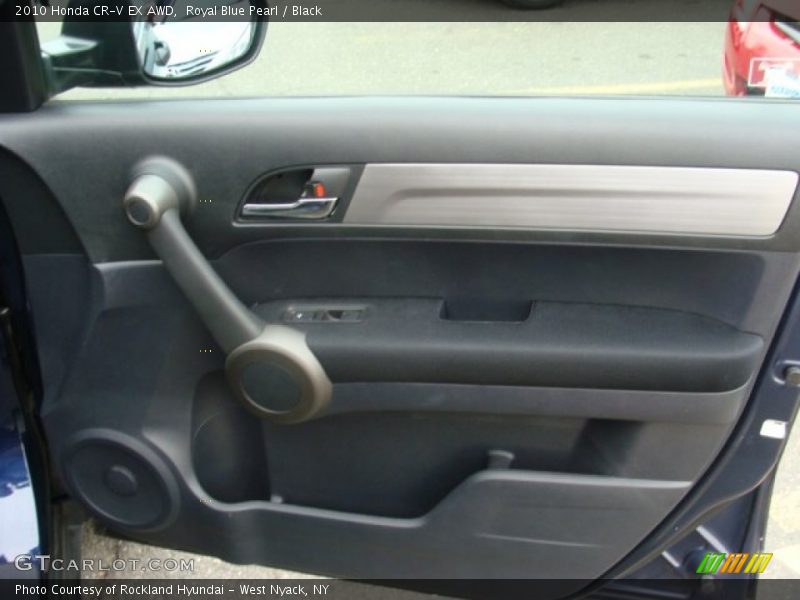 Royal Blue Pearl / Black 2010 Honda CR-V EX AWD