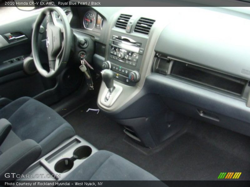 Royal Blue Pearl / Black 2010 Honda CR-V EX AWD