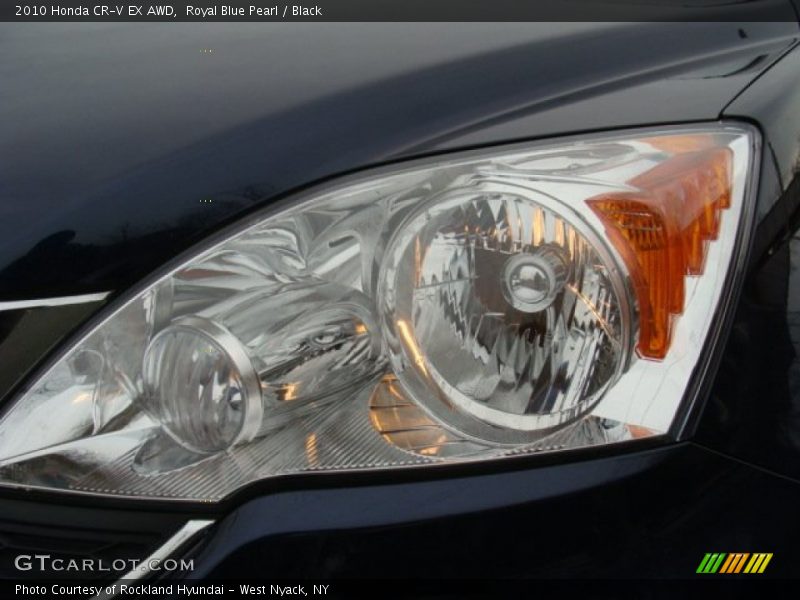 Royal Blue Pearl / Black 2010 Honda CR-V EX AWD