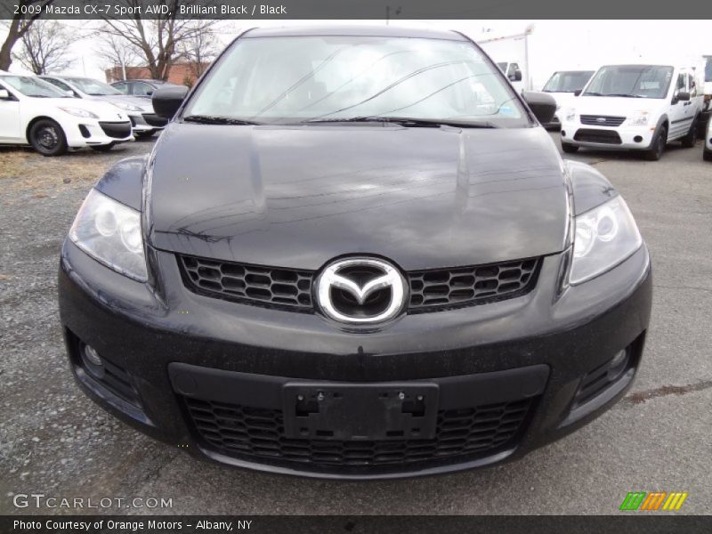 Brilliant Black / Black 2009 Mazda CX-7 Sport AWD