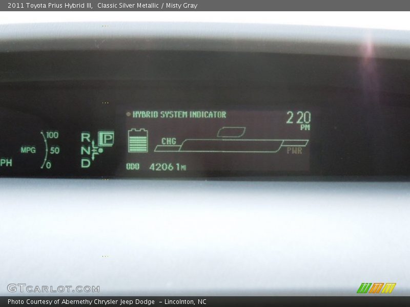 Classic Silver Metallic / Misty Gray 2011 Toyota Prius Hybrid III