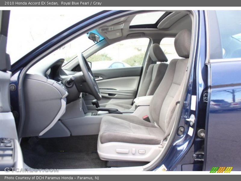 Royal Blue Pearl / Gray 2010 Honda Accord EX Sedan