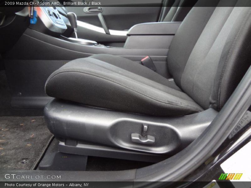 Brilliant Black / Black 2009 Mazda CX-7 Sport AWD