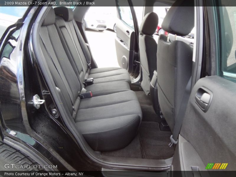 Brilliant Black / Black 2009 Mazda CX-7 Sport AWD