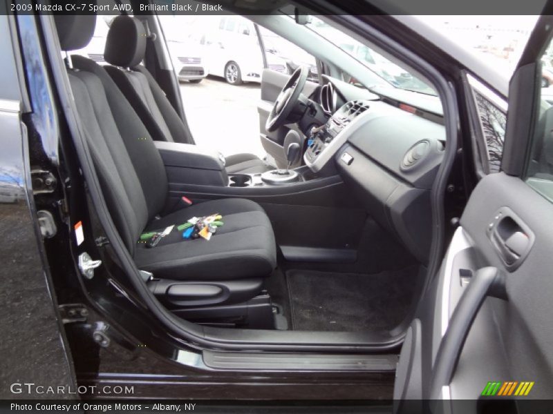 Brilliant Black / Black 2009 Mazda CX-7 Sport AWD