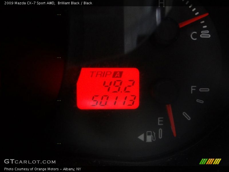 Brilliant Black / Black 2009 Mazda CX-7 Sport AWD