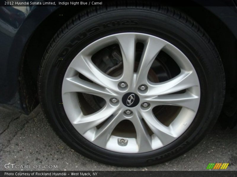 Indigo Night Blue / Camel 2012 Hyundai Sonata Limited