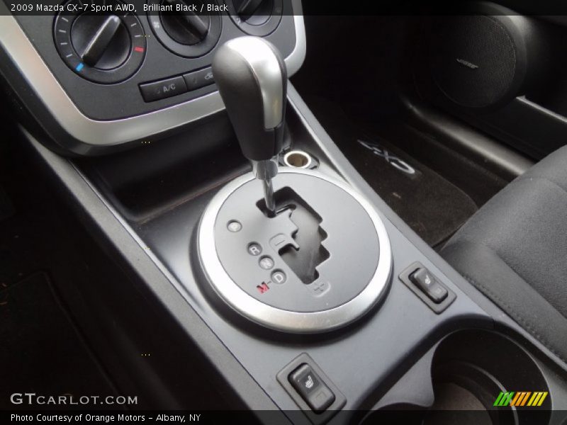 Brilliant Black / Black 2009 Mazda CX-7 Sport AWD