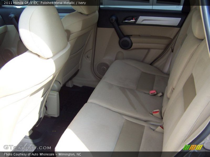 Polished Metal Metallic / Ivory 2011 Honda CR-V EX
