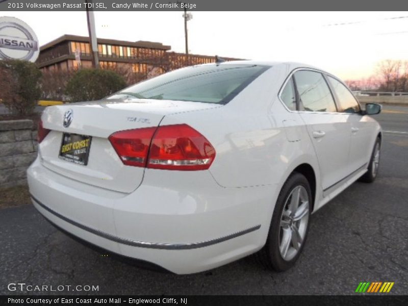 Candy White / Cornsilk Beige 2013 Volkswagen Passat TDI SEL