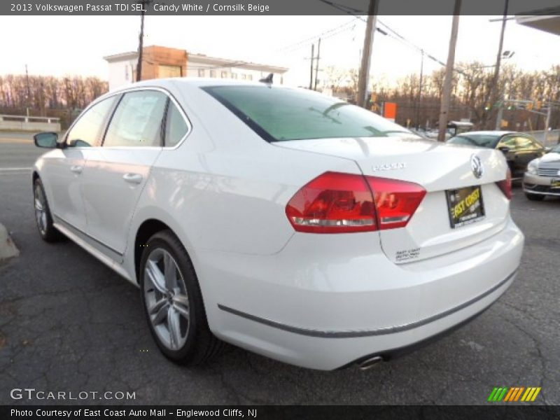 Candy White / Cornsilk Beige 2013 Volkswagen Passat TDI SEL