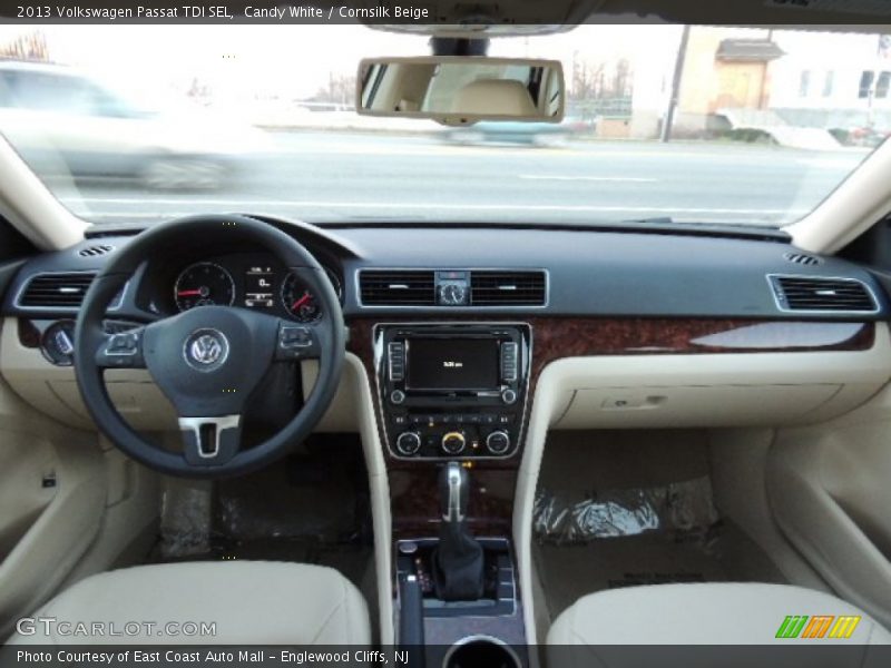 Candy White / Cornsilk Beige 2013 Volkswagen Passat TDI SEL