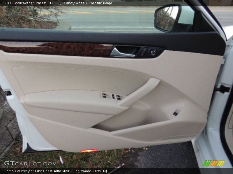 Candy White / Cornsilk Beige 2013 Volkswagen Passat TDI SEL