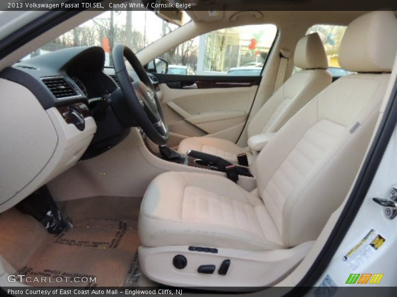 Candy White / Cornsilk Beige 2013 Volkswagen Passat TDI SEL