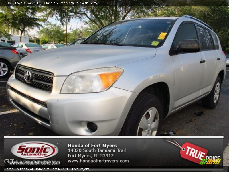 Classic Silver Metallic / Ash Gray 2007 Toyota RAV4 I4