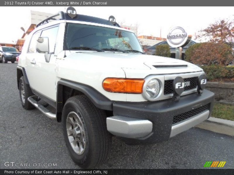 Iceberg White / Dark Charcoal 2012 Toyota FJ Cruiser 4WD