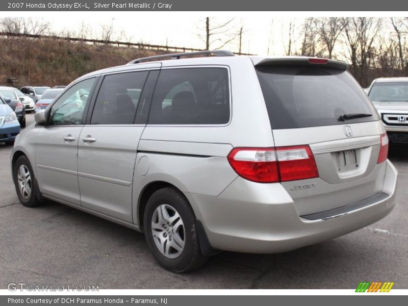Silver Pearl Metallic / Gray 2007 Honda Odyssey EX-L