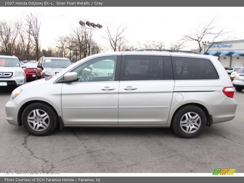 Silver Pearl Metallic / Gray 2007 Honda Odyssey EX-L