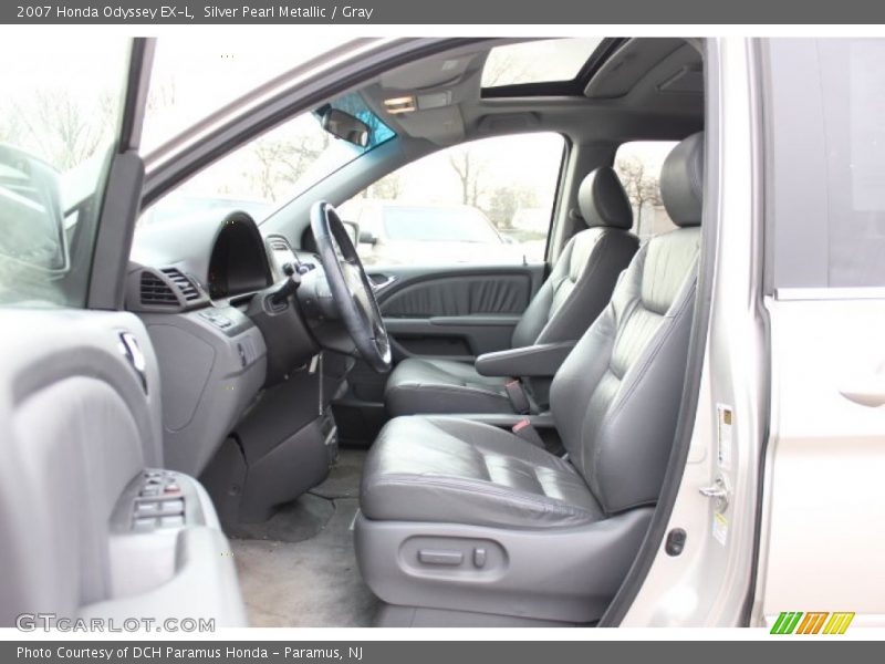 Silver Pearl Metallic / Gray 2007 Honda Odyssey EX-L