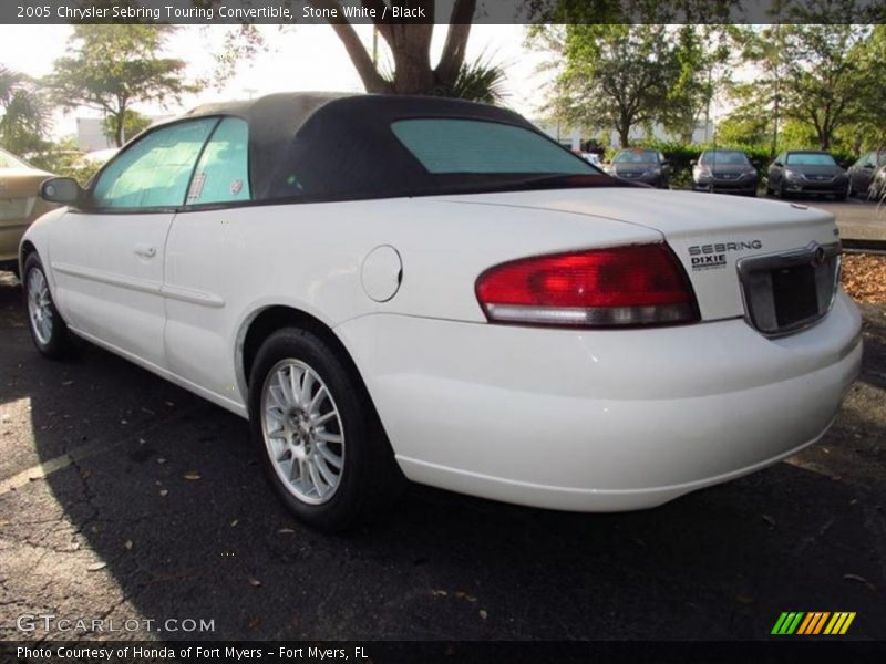 Stone White / Black 2005 Chrysler Sebring Touring Convertible