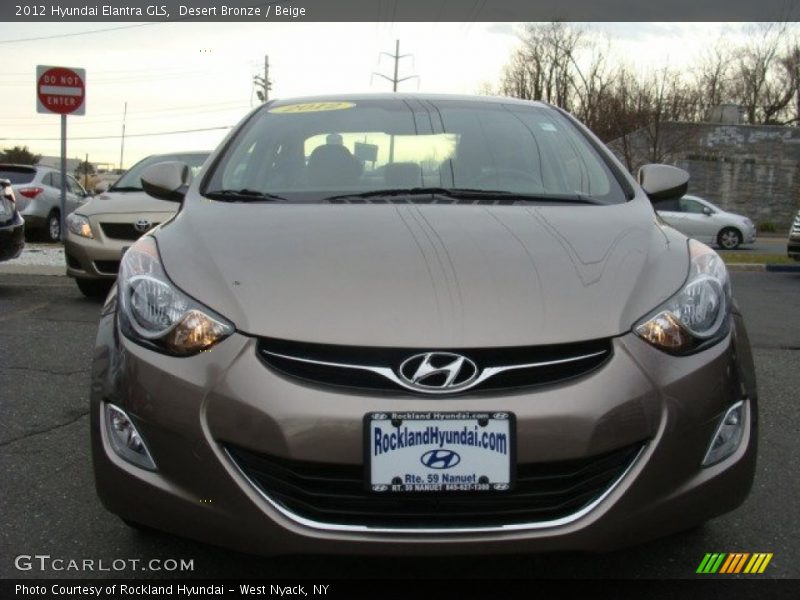 Desert Bronze / Beige 2012 Hyundai Elantra GLS