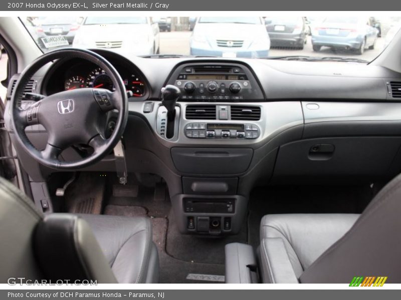 Silver Pearl Metallic / Gray 2007 Honda Odyssey EX-L