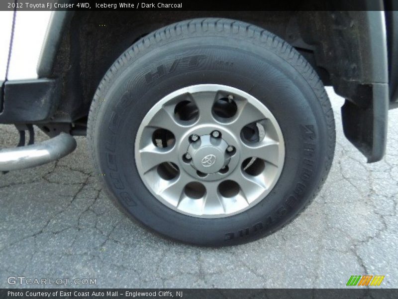 Iceberg White / Dark Charcoal 2012 Toyota FJ Cruiser 4WD