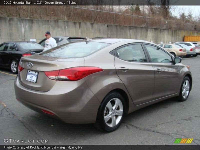 Desert Bronze / Beige 2012 Hyundai Elantra GLS