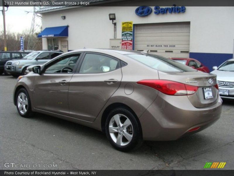 Desert Bronze / Beige 2012 Hyundai Elantra GLS