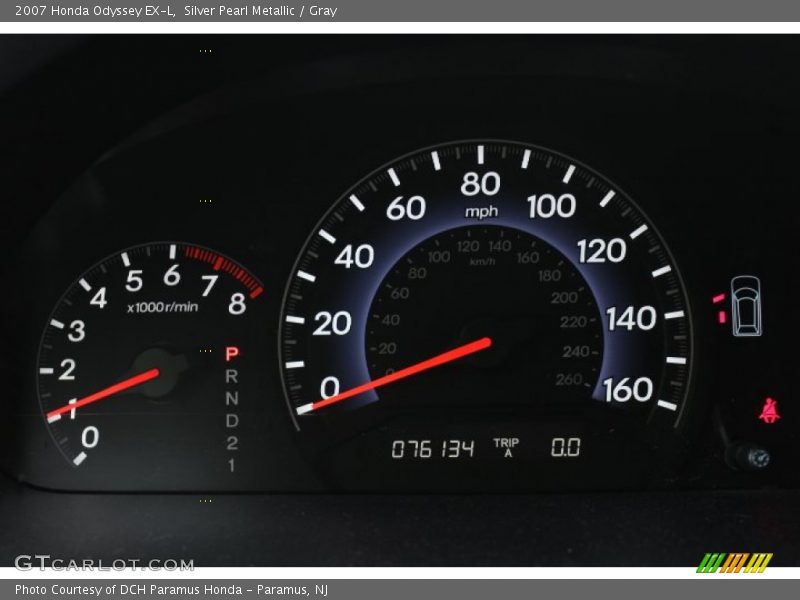 Silver Pearl Metallic / Gray 2007 Honda Odyssey EX-L