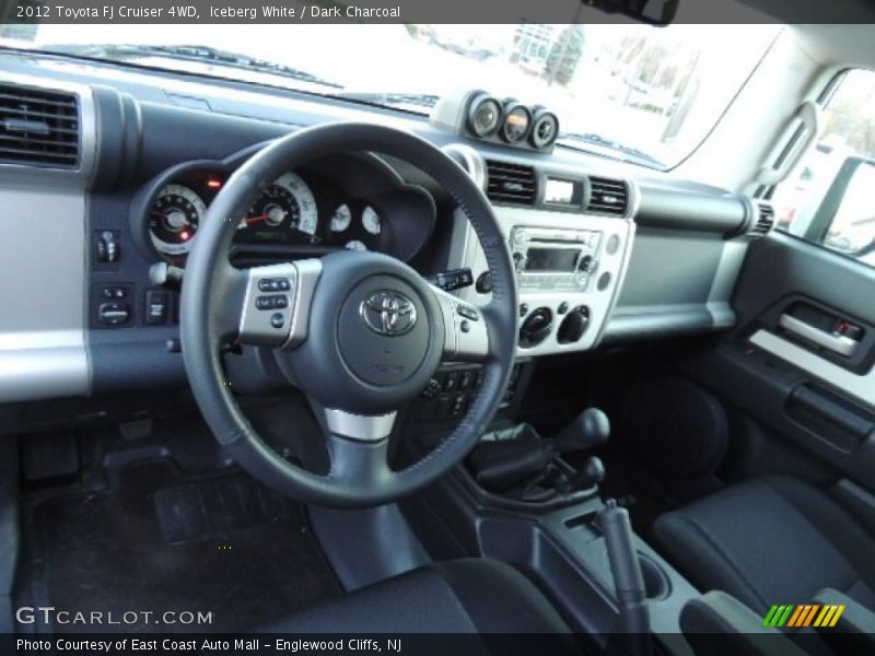 Iceberg White / Dark Charcoal 2012 Toyota FJ Cruiser 4WD